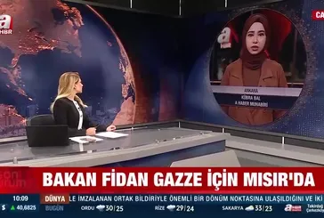 Bakan Fidan Gazze için Mısır'da