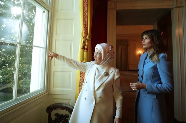 Emine Erdoğan'dan  Melania Trump'a ev sahipliği için teşekkür