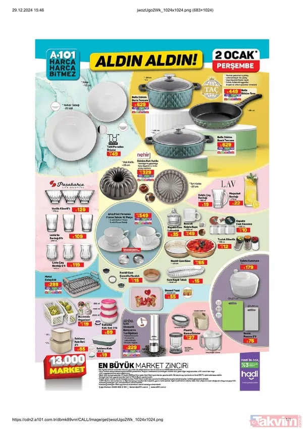 A101 28 Aralık-3 Ocak İNDİRİMİ! Bu hafta A101'de hangi ürünler var? - 12