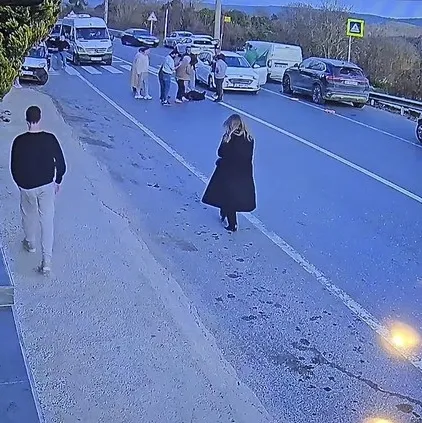 Beykoz’da yaya geçidinde kaza