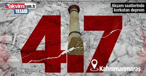 Kahramanmaraş’ta 4,7 büyüklüğünde deprem! AFAD ve Valilikten açıklama | Son depremler listesi