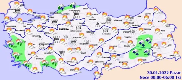 Karla karışık yağmur ve kar uyarısı geldi! Meteoroloji bölge bölge duyurdu: Yoğun yağış kapımızda (29 Ocak hava durumu)-10