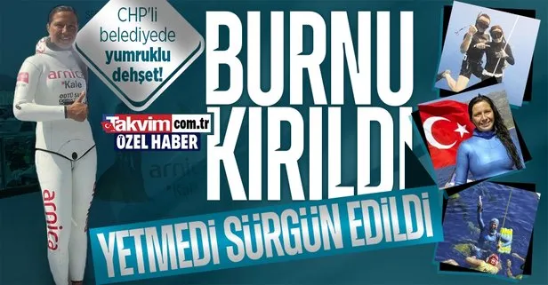 CHP’li Çanakkale Büyükşehir Belediyesi’nin görevlisi, dalgıç Tayfun Göçen’in burnunu kırdı! Yetmedi bir de görevden alındı