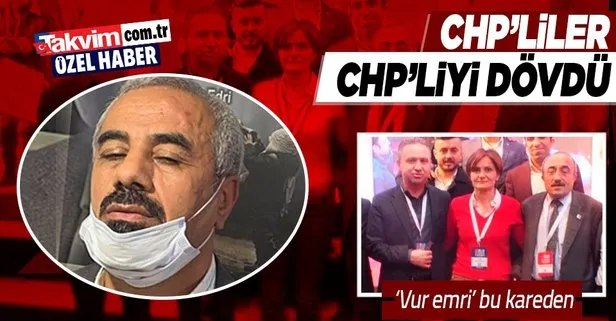 Talimat CHP İstanbul İl Başkan Yardımcısı Kemal Avseren’den! CHP’li Hakan Poyraz CHP’li Halit Kollik’i hastanelik etti