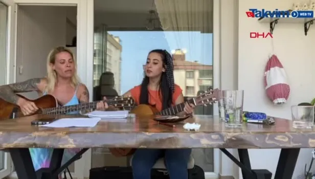 Trabzonspor'un kaptanı Jose Sosa'nın eşi Carolina Alurralde'den müthiş 'İki Keklik' performansı