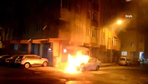 Tekirdağ Çorlu'da LPG'li araç bir anda alev topuna dönerek korku dolu anlara neden oldu