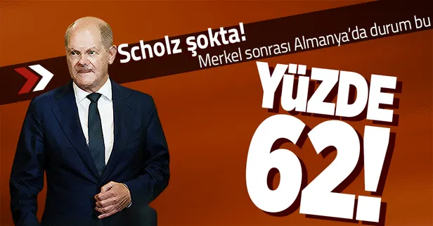 Son dakika: Almanya Başbakanı Olaf Scholz’a anket şoku! Yüzde 62'si memnun değil