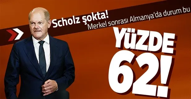 Son dakika: Almanya Başbakanı Olaf Scholz’a anket şoku! Yüzde 62’si memnun değil