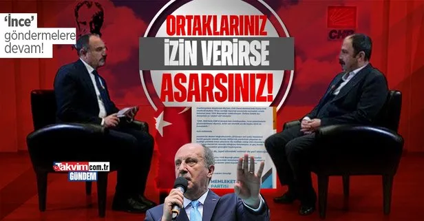 Memleket Partisi’nden Türk bayrağını kaldıran CHP’ye ’İnce’ gönderme: Ortaklarınız izin verirse asarsınız