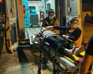 Treeporter ve motosiklet çarpıştı: 2 yaralı