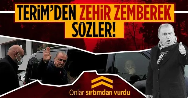 Galatasaray’la yolları olaylı şekilde ayrılan Fatih Terim zehir zemberek konuştu!