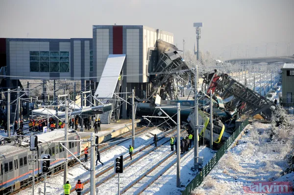 Son dakika: Ankara'da tren kazası! Yüksek Hızlı Tren ile banliyö treni çarpıştı - 50