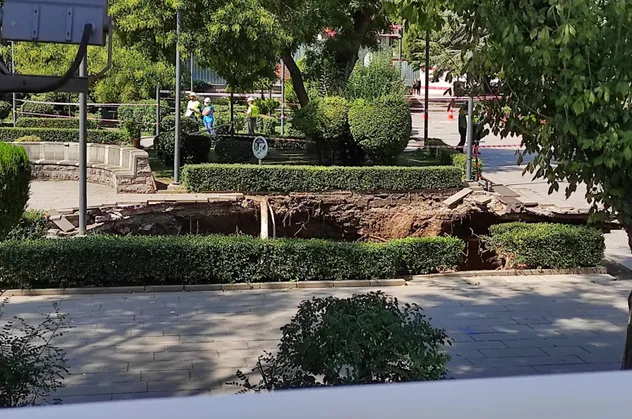 Ankara'da metro inşaatında göçük