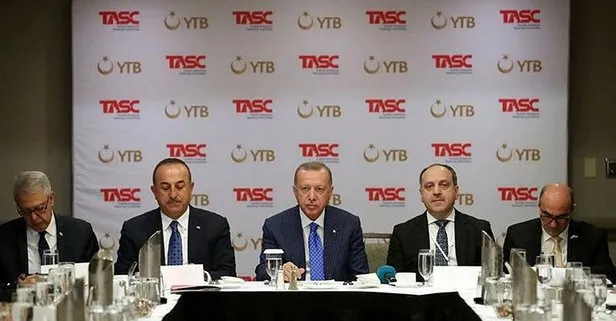 Başkan Erdoğan ABD’de Müslüman toplumunun temsilcileriyle görüştü