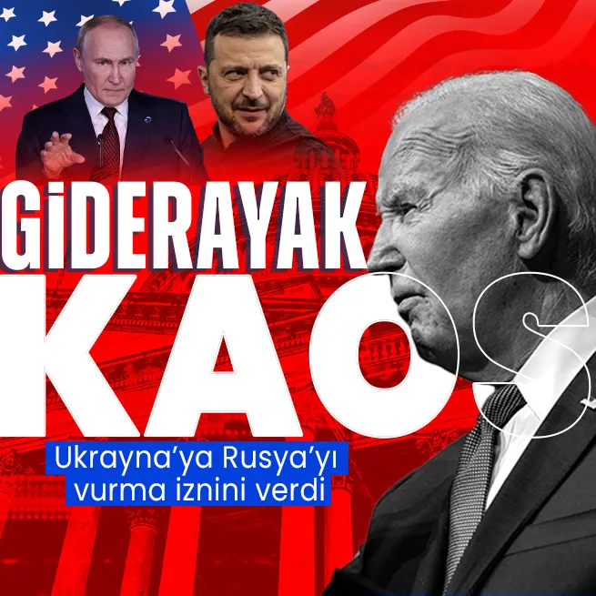 Joe Bidendan giderayak kaos planı! Ukraynanın Amerikan silahlarıyla Rusyayı vurmasına izin verdi