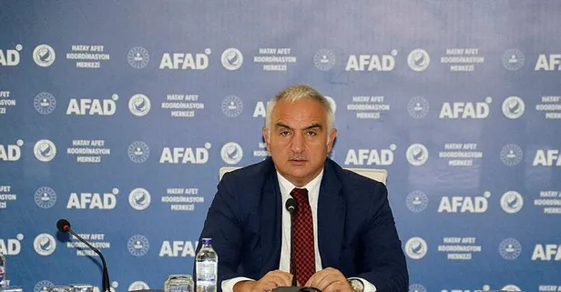 Kültür ve Turizm Bakanı Mehmet Nuri Ersoy, Hatay'daki tarihi yapılarla ilgili yürütülecek çalışmaları anlattı