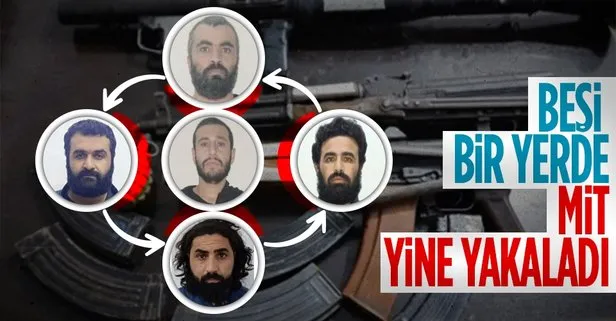 MİT’ten Suriye’de operasyon: 5 DEAŞ’lı terörist yakalandı