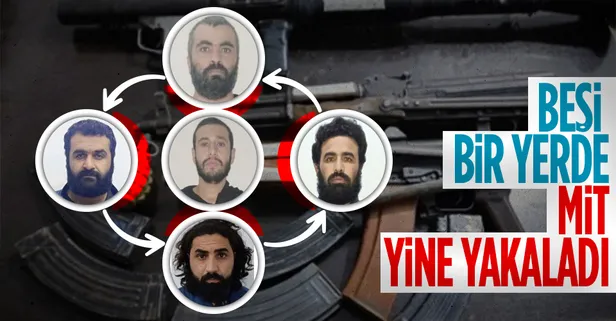 MİT'ten Suriye'de operasyon: 5 DEAŞ'lı terörist yakalandı