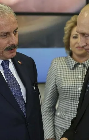 TBMM Başkanı Mustafa Şentop, Rusya Devlet Başkanı Putin ile görüştü |Video