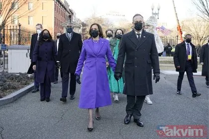Joe Biden’ın yemin törenine katılanlar neden mor giydi? İşte altında yatan sebep