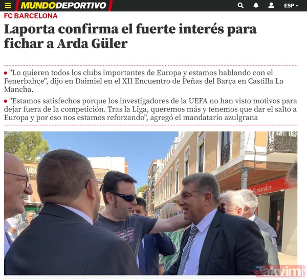 Barcelona Başkanı Laporta'dan flaş Arda Güler açıklaması! - 10