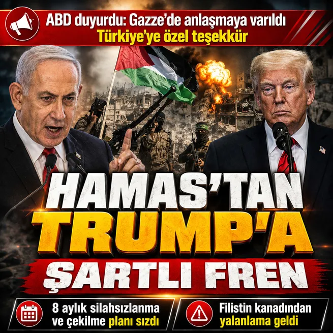 Trumptan Gazze açıklaması: Anlaşmaya varıldı, süreç bitince İsrail çekilecek! Türkiyeye özel teşekkür