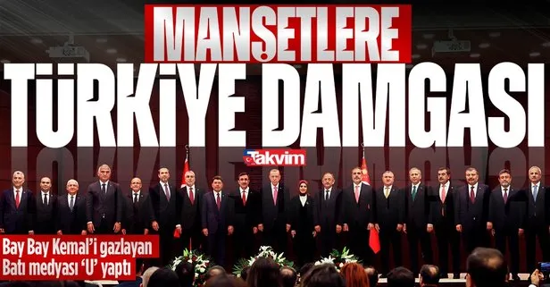 Batı medyası Türkiye Yüzyılı’nın tarihi törenini manşetlerine taşıdı!
