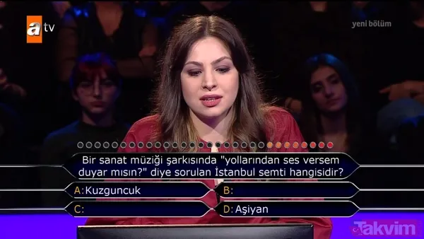 Kim Milyoner Olmak İster 801. son bölümde Fatih Sultan Mehmed sorusunu bilemeyince... - 22