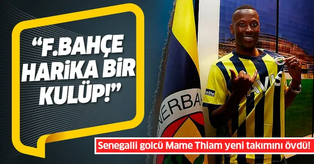 Senegalli golcü Mame Thiam yeni takımını övdü! "Fenerbahçe harika bir kulüp"