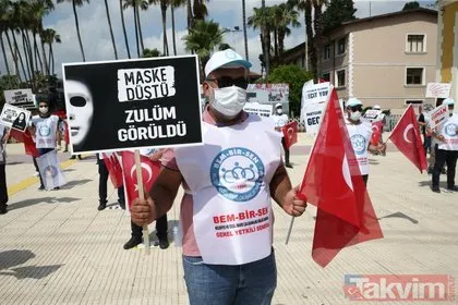 Memur-Sen’den CHP’li belediyelerdeki işçi kıyımına protesto: Maske düştü zulüm görüldü!