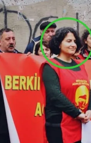 DHKP-C'li Ebru Timtik'e İstanbul Barosu önünde skandal tören!