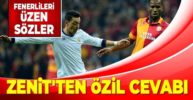 Zenit'ten Fenerlileri kızdıran Özil paylaşımı! Galatasaray...