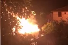 Beykoz’da tek katlı ev alev alev yandı