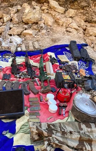 MSB duyurdu! Pençe-Kaplan Operasyonu'nda  PKK'ya ait mühimmat ele geçirildi