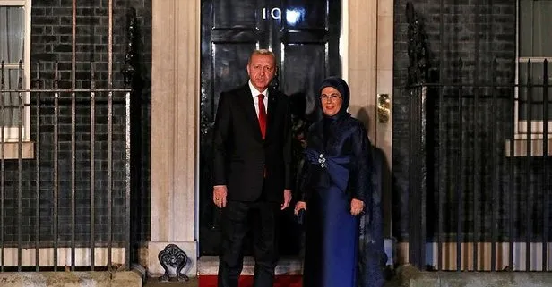 Başkan Erdoğan, İngiltere Başbakanı Boris Johnson’ın verdiği yemeğe katıldı
