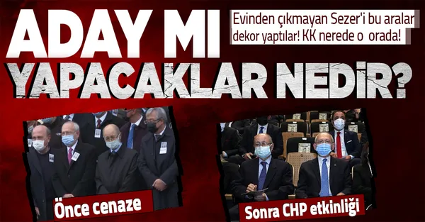 Kur operasyonu sonrası hortlayan Ahmet Necdet Sezer CHP etkinliğinde! Kemal Kılıçdaroğlu'nun dibinden ayrılmıyor-1