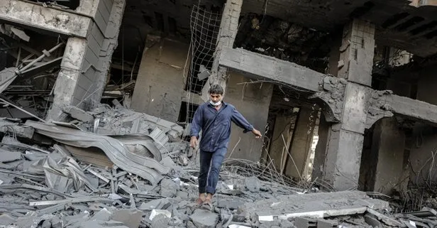 Gazze Şeridi’ndeki Hükümet Bilgilendirme Ofisi: Konut kulelerine saldırı insanlık suçudur