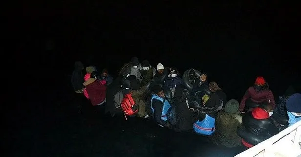 SON DAKİKA: Yunan unsurları tarafından geri itilen 36 göçmen İzmir açıklarında kurtarıldı