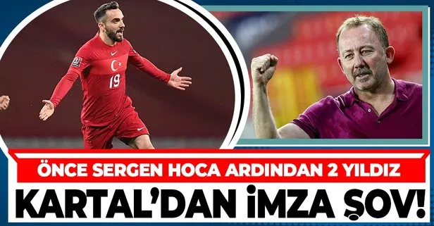 Sergen Yalçın, Kenan Karaman ve Salih Uçan... Beşiktaş’ta haftaya imza şov var