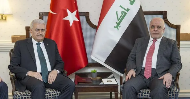 Başbakan Yıldırım, İbadi ile görüştü