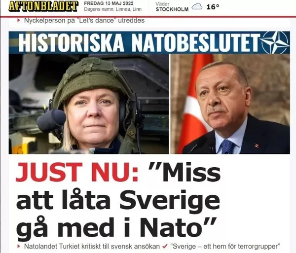 Başkan Erdoğan’ın NATO açıklaması İsveç ve Finlandiya’yı rahatsız etti!