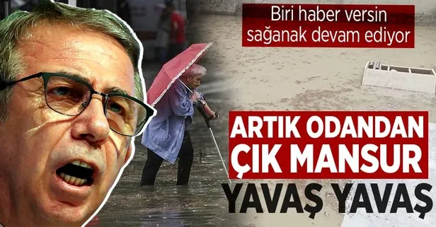 Ankara’da her yağış sonrası aynı manzara! Bozulan yollar ve evler sular altında