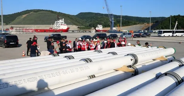 Karadeniz gazı için geri sayım! 170 kilometrelik hat....