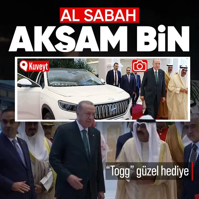 Başkan Erdoğan Kuveyt Emiri es-Sabaha Togg hediye etti