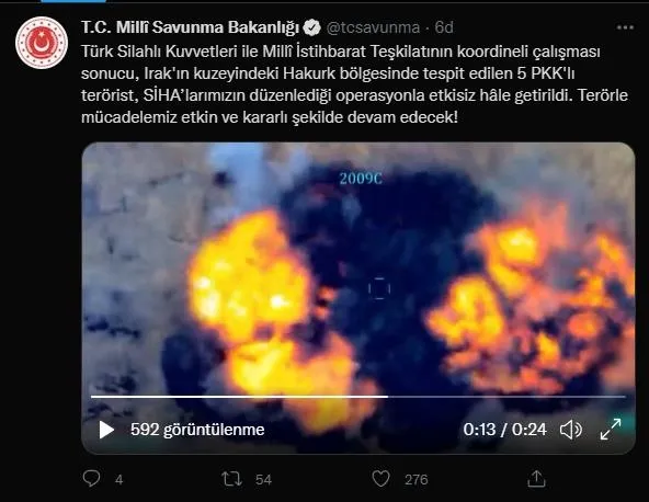 Irak'ın kuzeyine nokta operasyon: SİHA'lar 5 teröristi etkisiz hale getirdi!-2