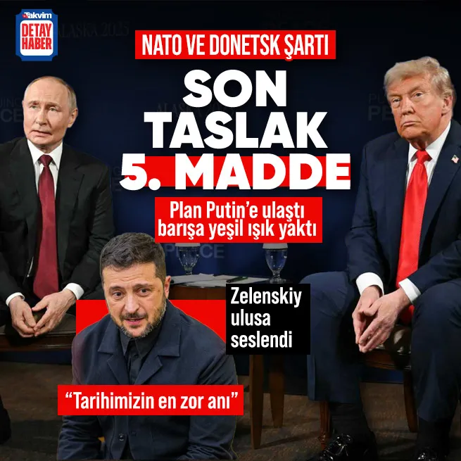 Son taslak 5. madde! ABD ile Rusya’nın Ukrayna planında tüm detaylar ortaya çıktı! Zelenskiy Tarihimizin en zor anı dedi