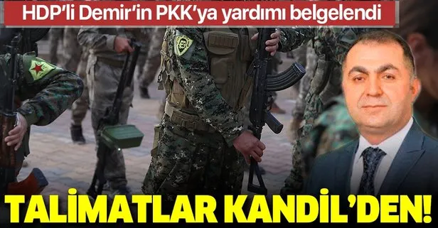 HDP’li Batman eski Belediye Başkanı Mehmet Demir’in PKK’ya yardımı belgelendi