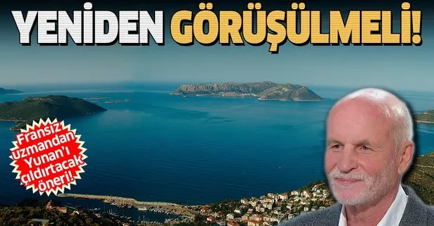 Fransız direktörden Doğu Akdeniz önerisi: Adaların statüsü yeniden görüşülmeli