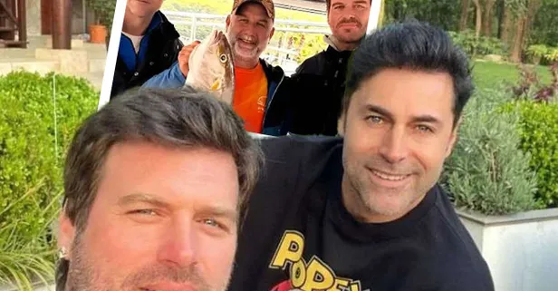 Kıvanç Tatlıtuğ ve Kıvanç Kasabalı’dan Gökova’da balık molası!