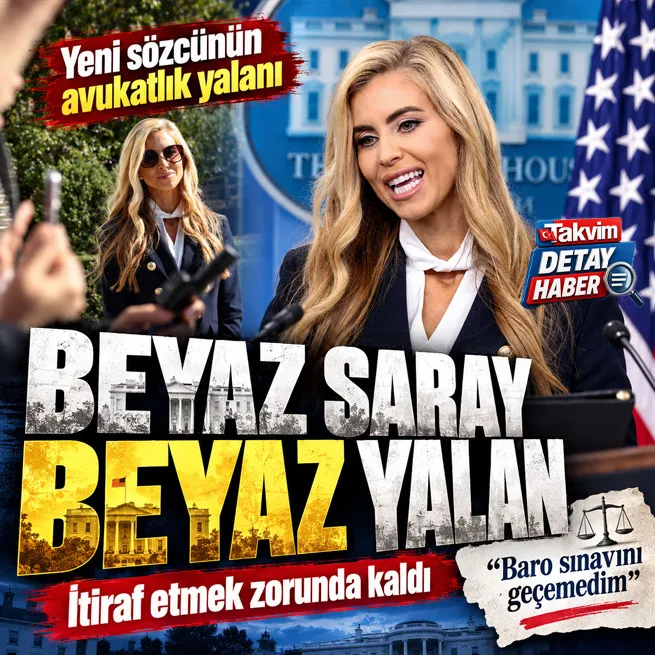 Beyaz Saray Sözsücü Katie Zacharianın avukatlık yalanı! İtiraf etmek zorunda kaldı